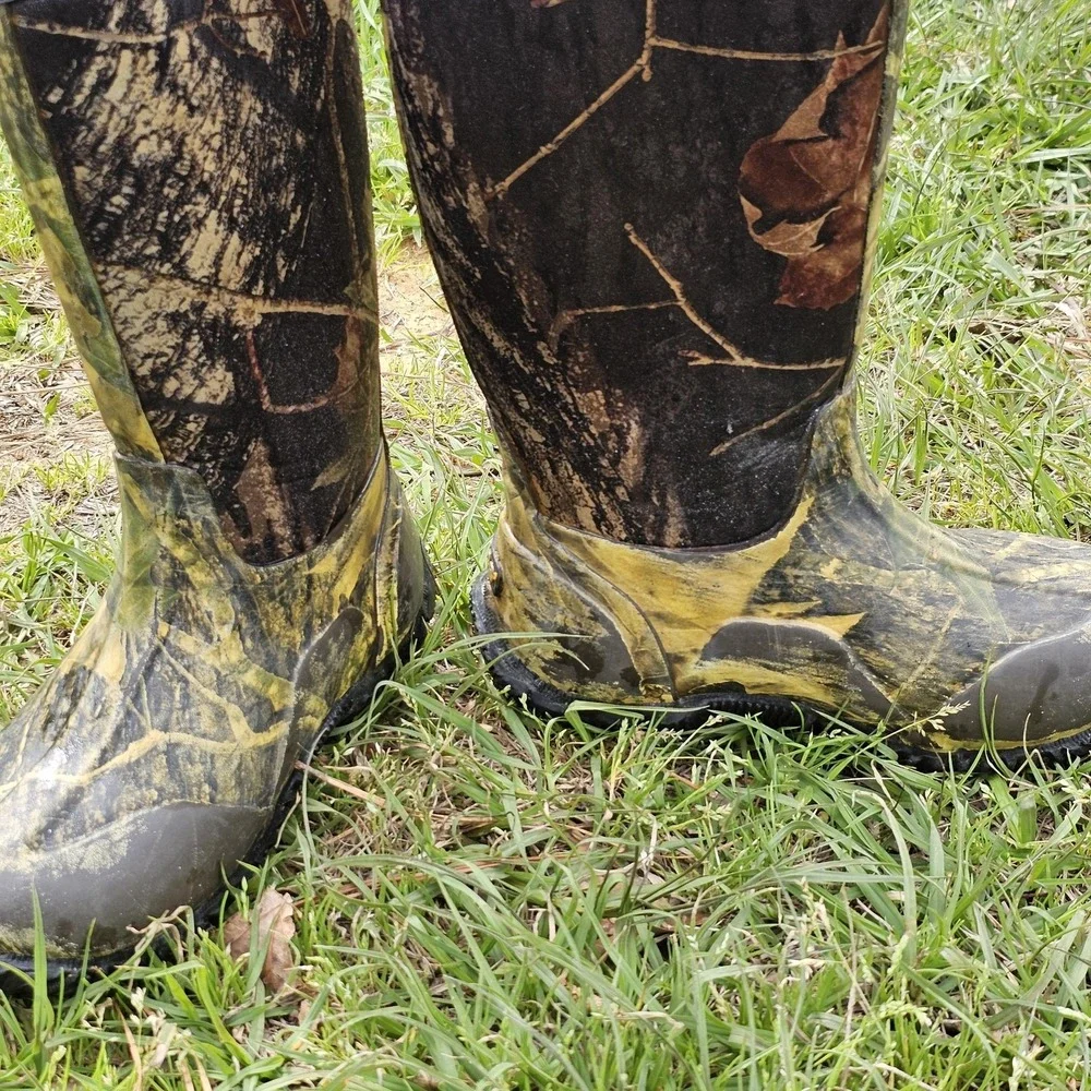 Bogs‎ Boots Kids Size 1 Camo Classic High Waterproof Rain Winter Outdoor Hunting